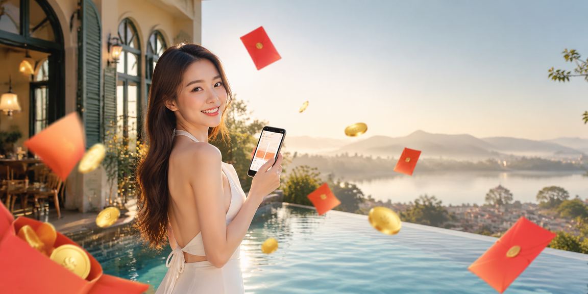 Phong bì đỏ thưởng VIP tại quán cà phê Đà Lạt mang không khí lễ hội