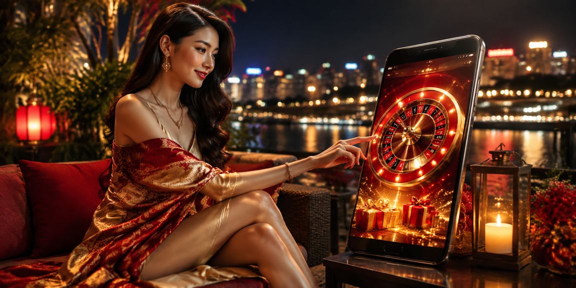Bàn roulette sang trọng tại casino Hà Nội trong không gian cà phê hiện đại